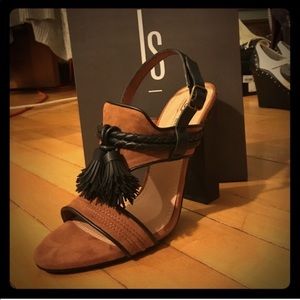 Leila Stone Tassel Heels